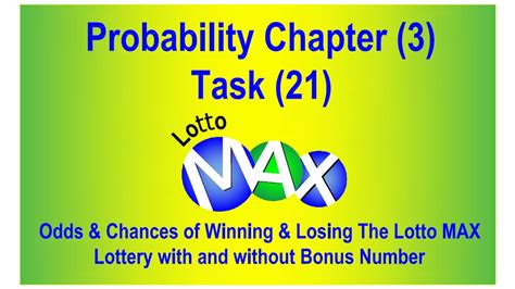 chance of winning lotto max.